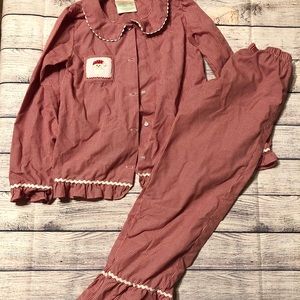 Lolly Wolly Doodle Girls Santa PJs